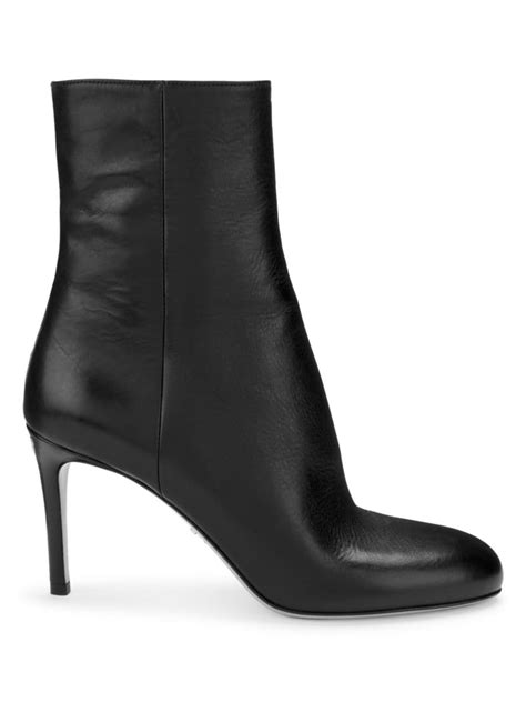 Shop Prada Tronchetti Leather Boots 